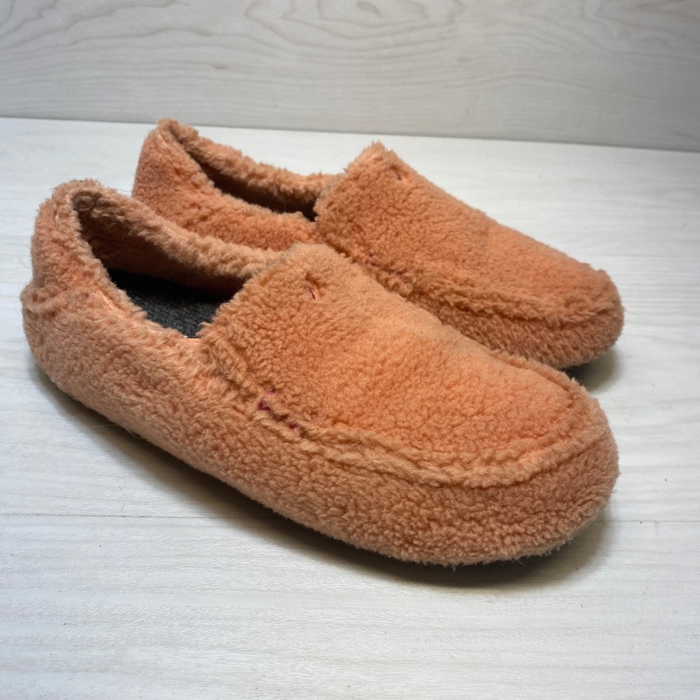 Women's Sz‎ 8 OluKai Nohea Heu Fuzzy Drop-Back Slipper Pickled Ginger 20459-GUGU